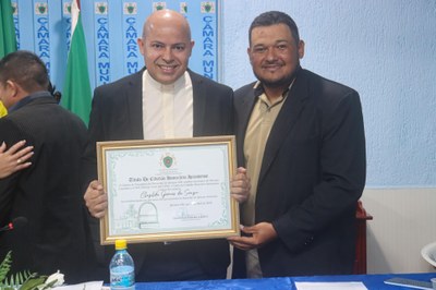 Câmara Municipal de Ipixuna concede Título de Cidadão Honorário Ipixunense ao Padre Clezildo Gomes de Souza